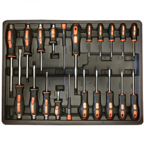 Сет одвртувачи плоснат, крстач, торкс 21п. 