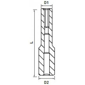 Насаден клуч 1/2 8mm долг