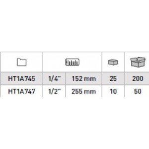 Т-рачка со клизен дел 1/4 150mm