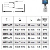 Насаден клуч имбус 3mm 1/4